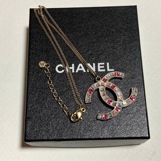 シャネル(CHANEL)のほぼ未使用！シャネル♥️ビックココ ネックレス ピンク(ネックレス)