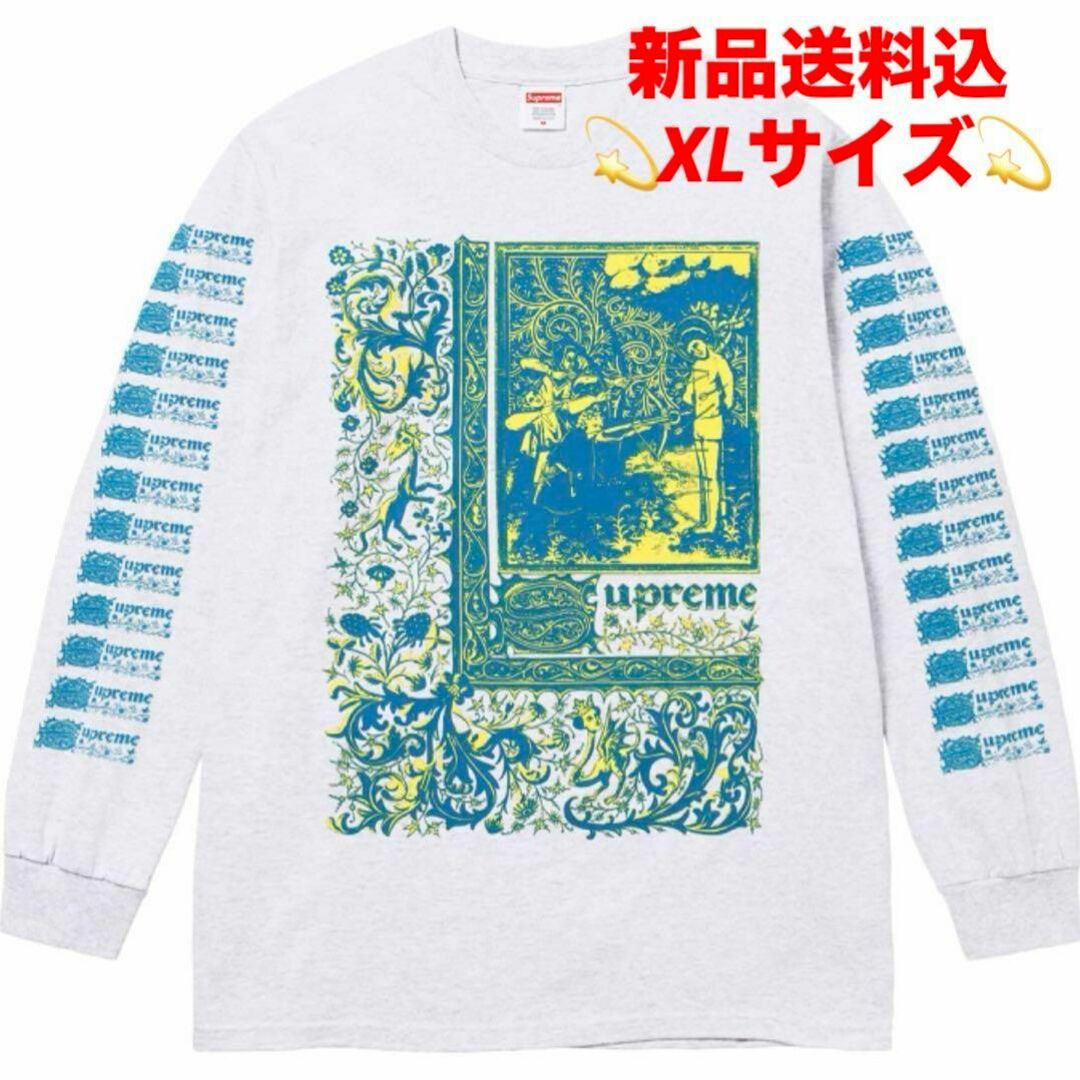 Supreme(シュプリーム)のSupreme Saint Sebastian L/S Tee Ash Gray レディースのトップス(Tシャツ(長袖/七分))の商品写真