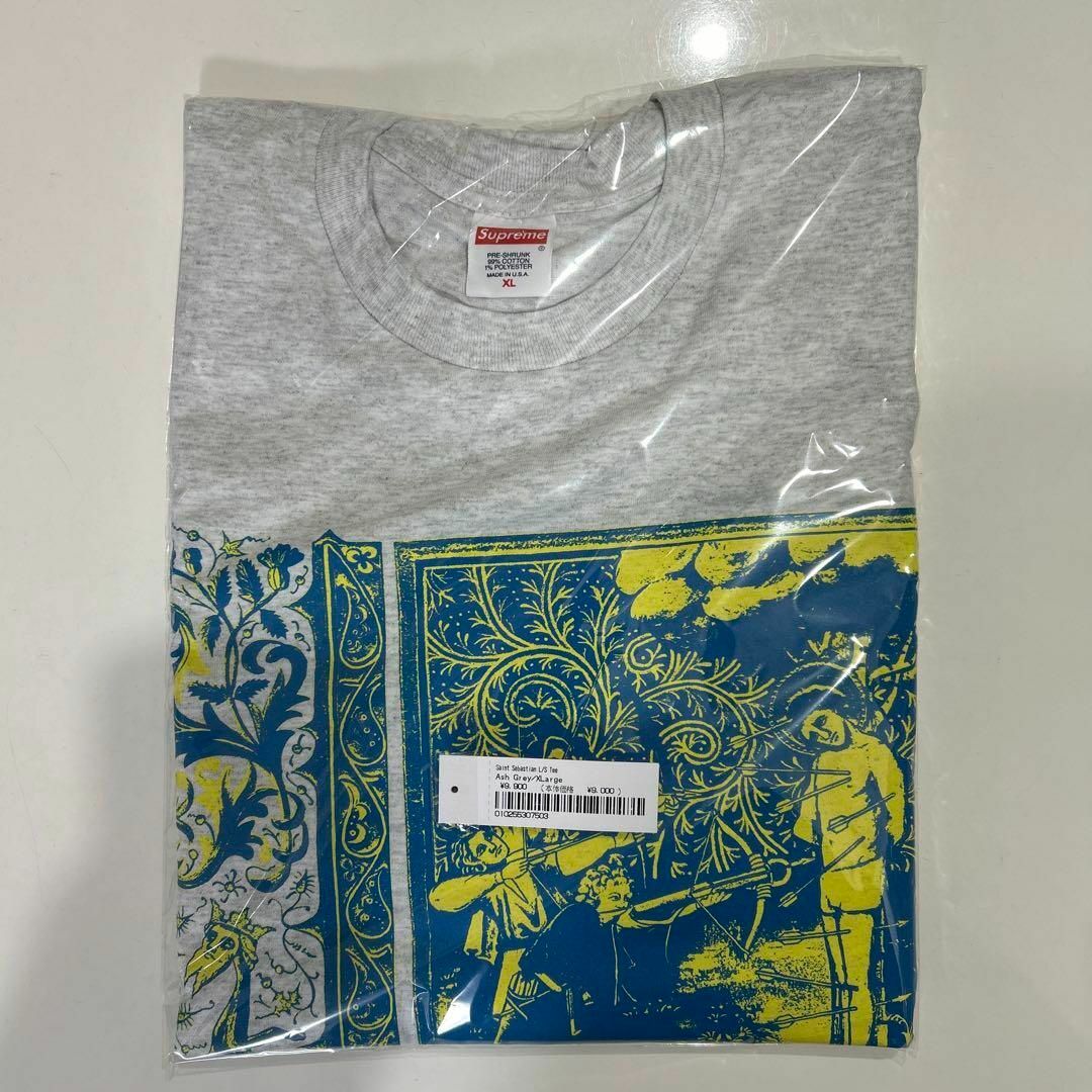 Supreme(シュプリーム)のSupreme Saint Sebastian L/S Tee Ash Gray レディースのトップス(Tシャツ(長袖/七分))の商品写真