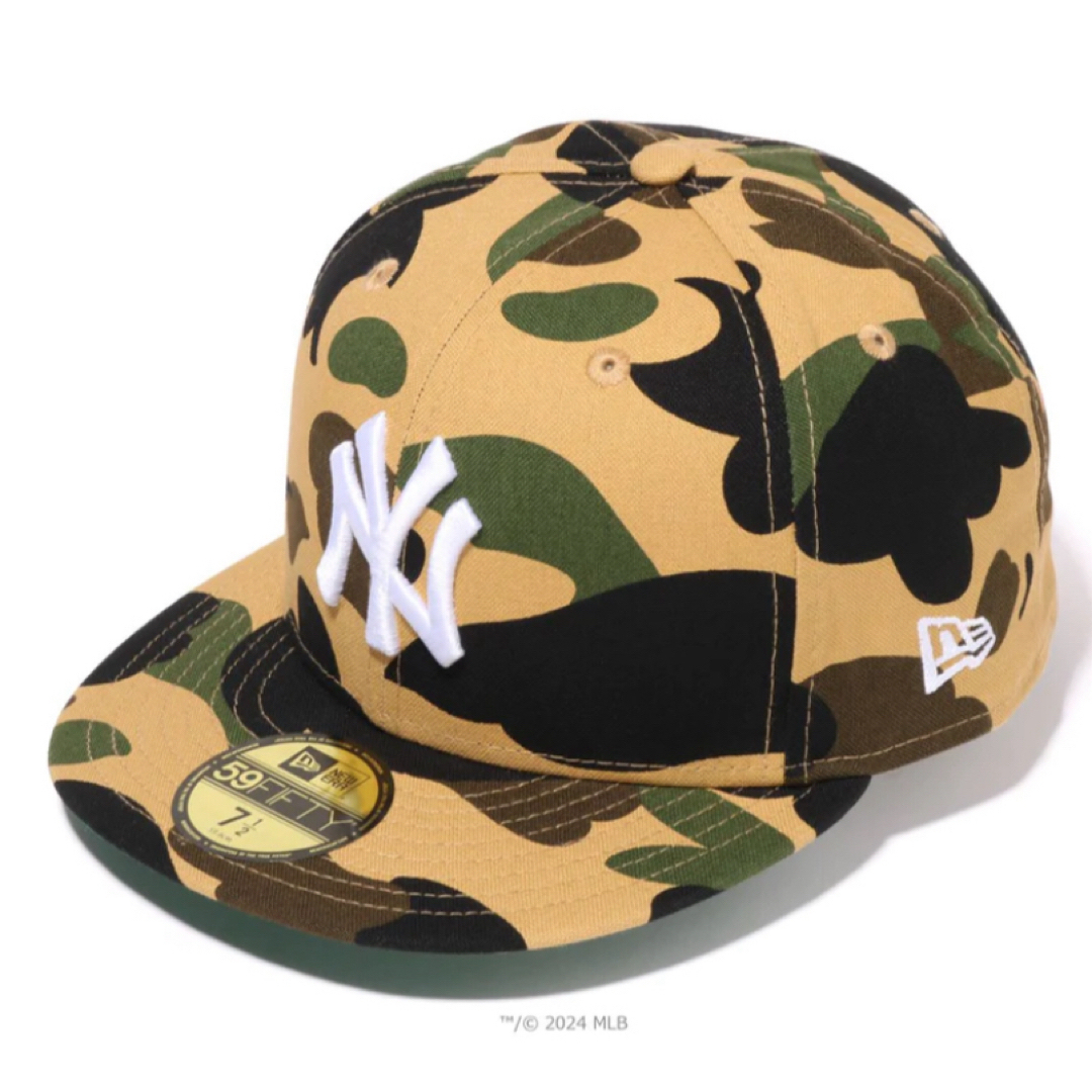 A BATHING APE(アベイシングエイプ)のBAPE MLB NEW ERA YANKEES 59FIFTIY CAP メンズの帽子(キャップ)の商品写真