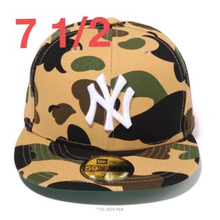 A BATHING APE - BAPE MLB NEW ERA YANKEES 59FIFTIY CAP