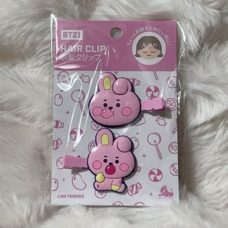 ビーティーイシビル(BT21)の【新品】BT21 HAIR CLIP 前髪クリップ(バレッタ/ヘアクリップ)