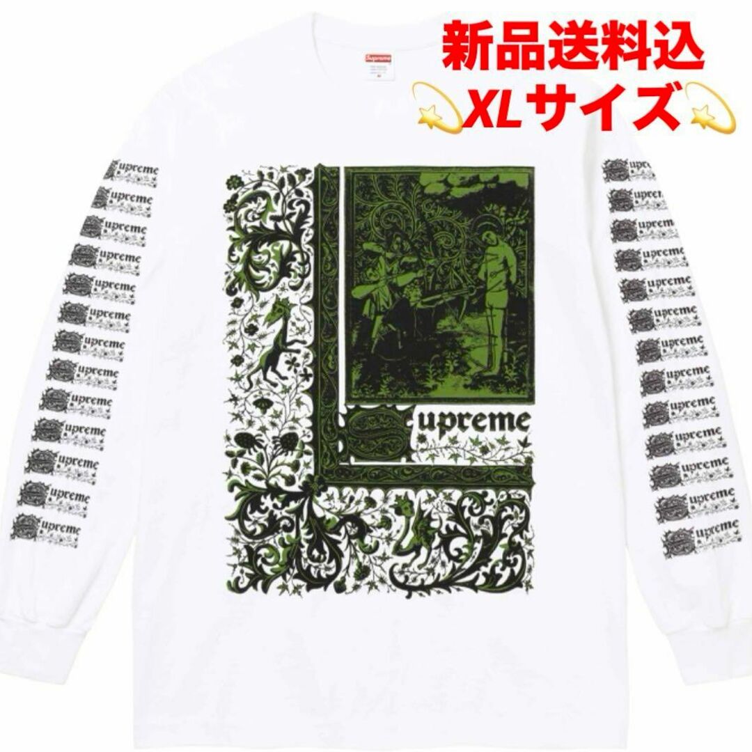 Supreme(シュプリーム)のSupreme Saint Sebastian L/S Tee White XL メンズのトップス(Tシャツ/カットソー(七分/長袖))の商品写真