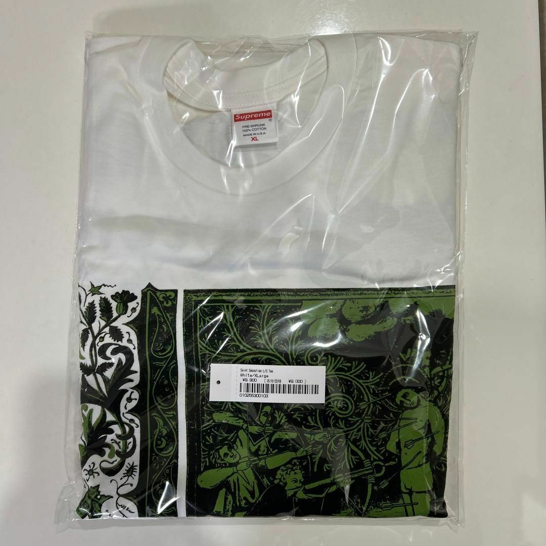 Supreme(シュプリーム)のSupreme Saint Sebastian L/S Tee White XL メンズのトップス(Tシャツ/カットソー(七分/長袖))の商品写真