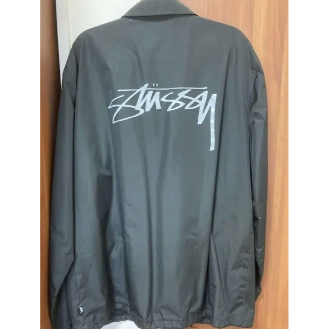 AKEstussy“刺繍ロゴ” old stussy Black Coack Jacket