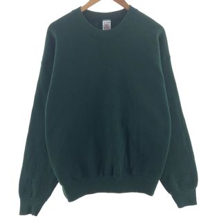 古着 90年代 MUNSINGWEAR 無地 ブランクスウェットシャツ トレーナー USA製 メンズXL ヴィンテージ /eaa391134(スウェット)