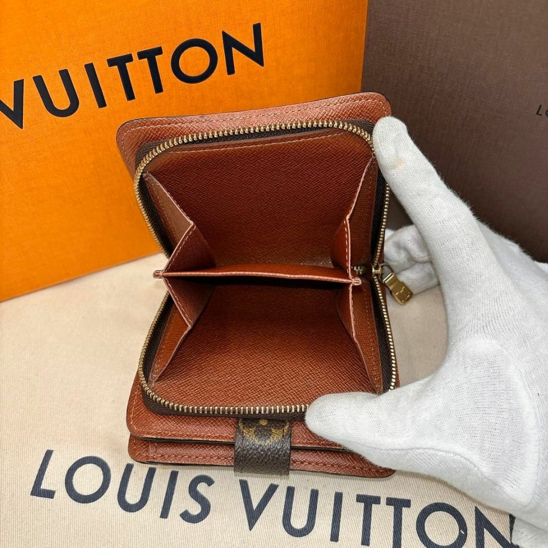 買っ SS級極美品 綺麗 ルイヴィトン コンパクトジップ モノグラム 折 買っ SS級極美品 綺麗 ルイヴィトン コンパクトジップ モノグラム 折