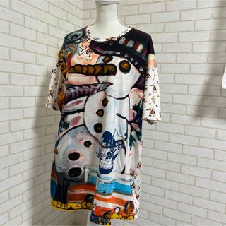 ヴィヴィアンウエストウッド(Vivienne Westwood)のVivienne Westwood オーブ スノーマン BIG Tシャツ ワンピ(Tシャツ(半袖/袖なし))