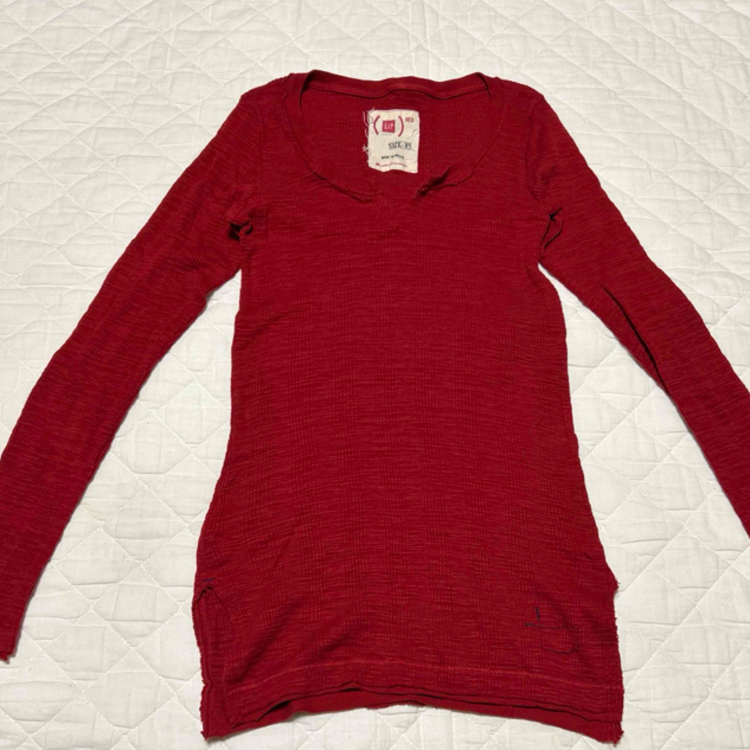 GAP(ギャップ)のGAPレディース長TシャツXS レディースのトップス(Tシャツ(長袖/七分))の商品写真