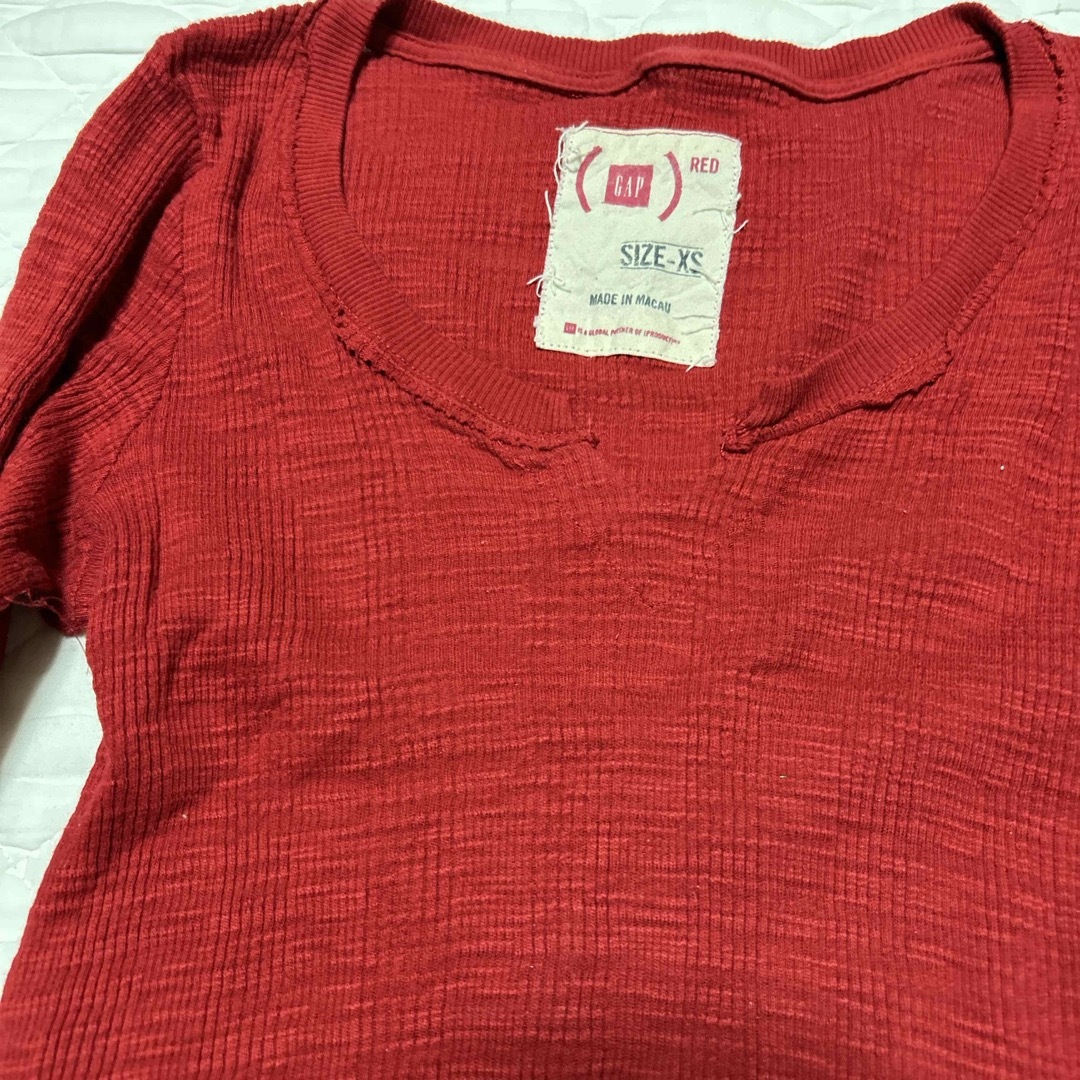 GAP(ギャップ)のGAPレディース長TシャツXS レディースのトップス(Tシャツ(長袖/七分))の商品写真