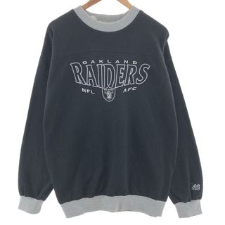 リー(Lee)の古着 リー Lee NFL OAKLAND RAIDERS オークランドレイダーズ スウェットシャツ トレーナー メンズXL /eaa391166(スウェット)