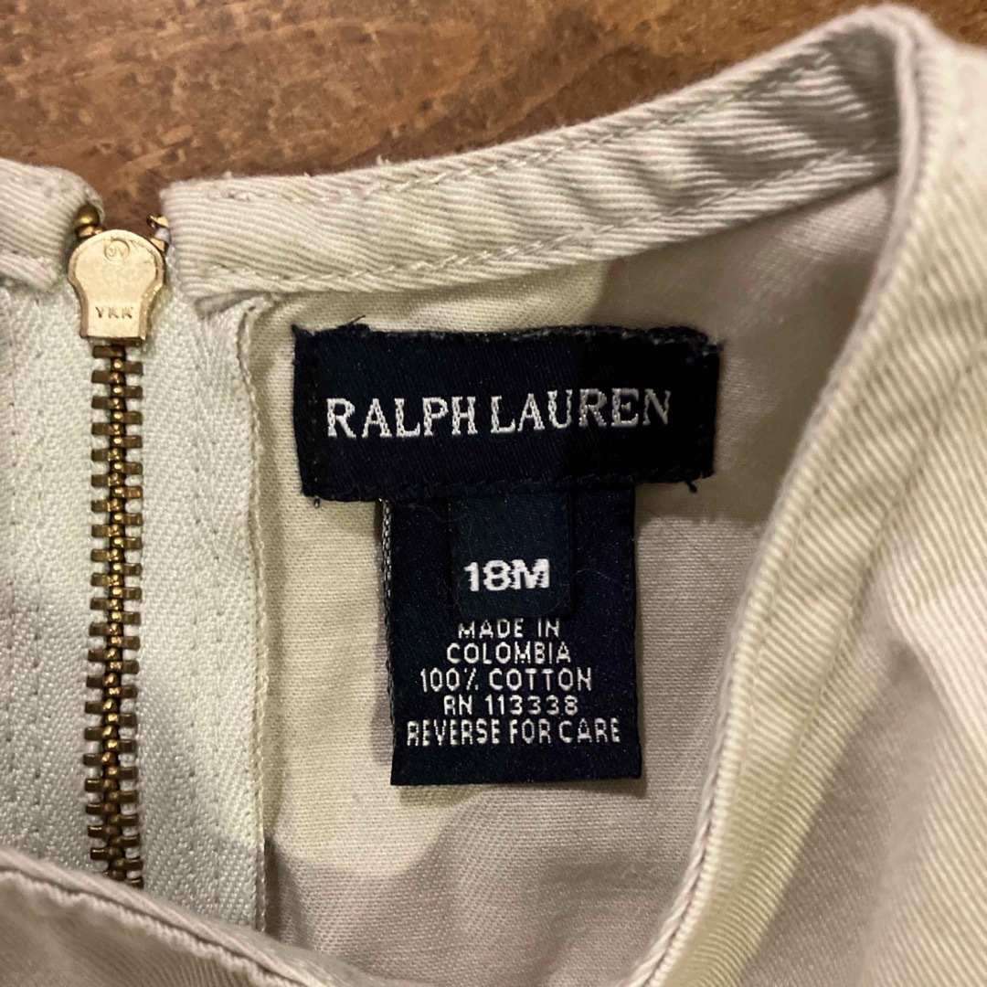 Ralph Lauren(ラルフローレン)のラルフローレン　キッズ　ワンピース　サイズ18M キッズ/ベビー/マタニティのキッズ服女の子用(90cm~)(ワンピース)の商品写真