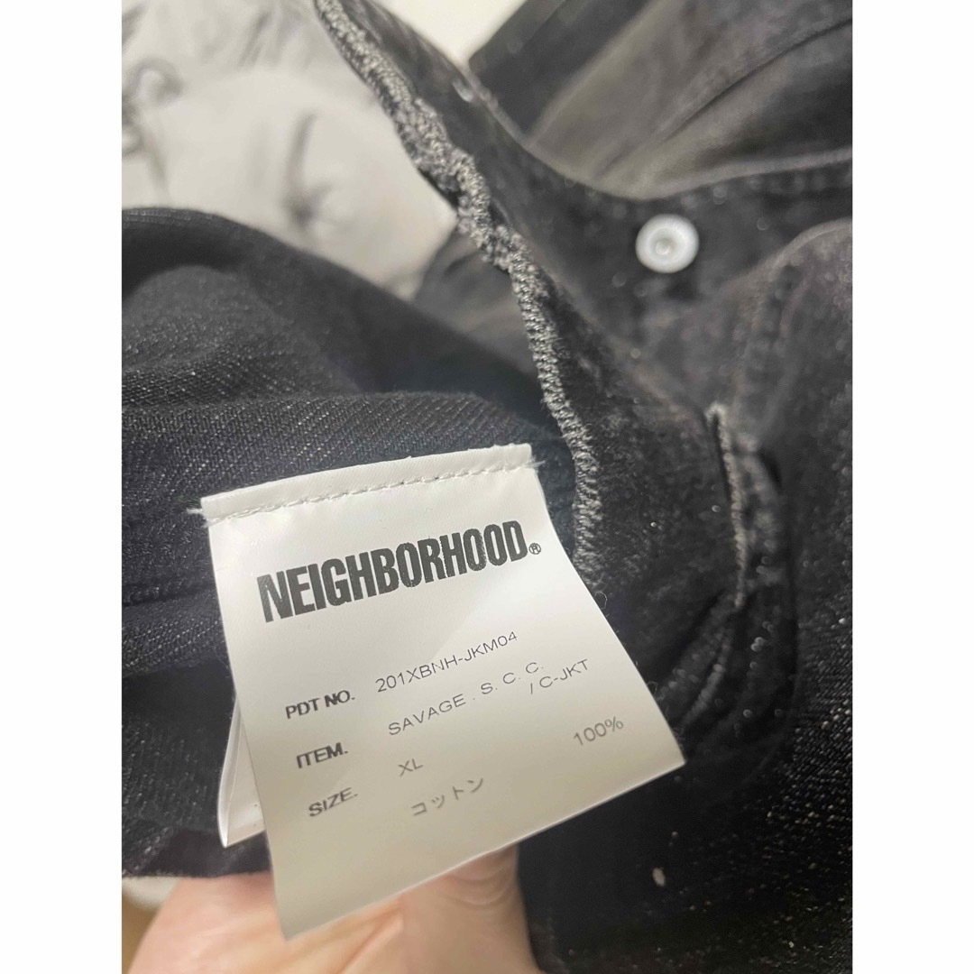 NEIGHBORHOOD(ネイバーフッド)のneighborhood ネイバーフッド　デニムジャケット　XL レディースのジャケット/アウター(Gジャン/デニムジャケット)の商品写真