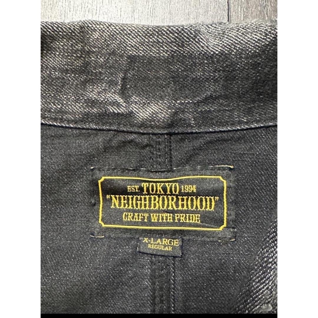 NEIGHBORHOOD(ネイバーフッド)のneighborhood ネイバーフッド　デニムジャケット　XL レディースのジャケット/アウター(Gジャン/デニムジャケット)の商品写真