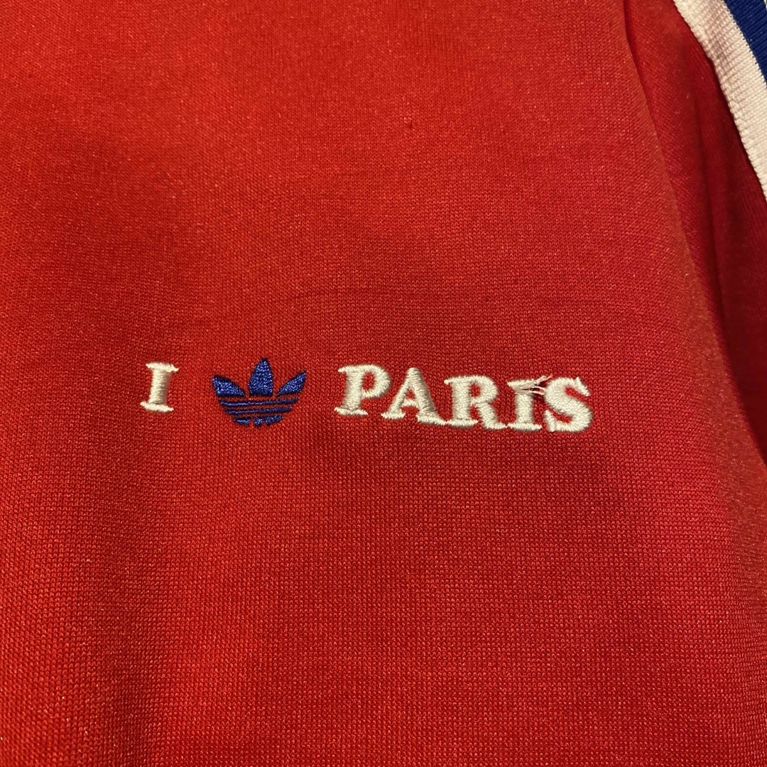 adidas(アディダス)のadidas paris XL アディダス トラックジャケット 赤 ヴィンテージ メンズのトップス(ジャージ)の商品写真