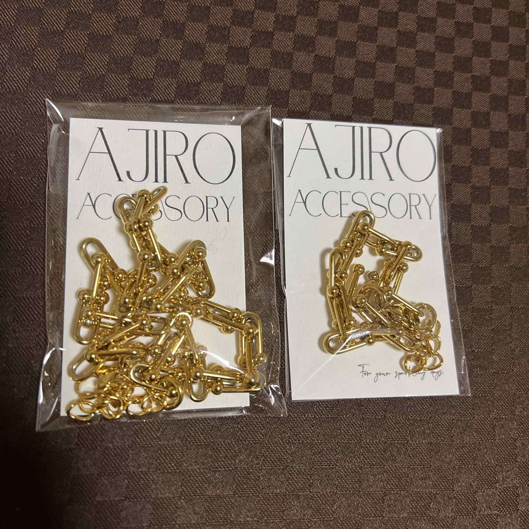 AJIRO ACCESSORY ステンレス　ネックレス　ブレスレット レディースのアクセサリー(ネックレス)の商品写真