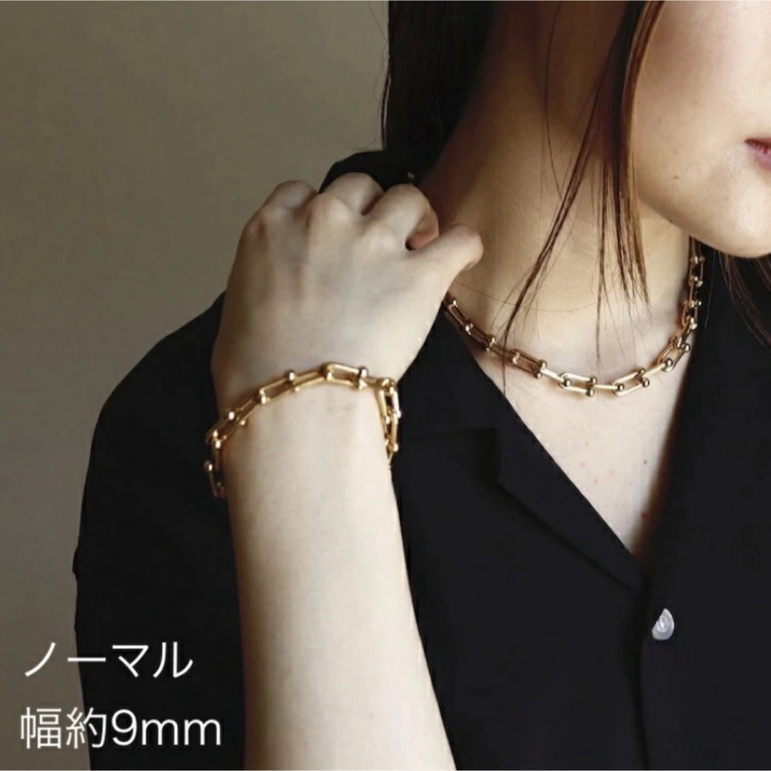 AJIRO ACCESSORY ステンレス　ネックレス　ブレスレット レディースのアクセサリー(ネックレス)の商品写真