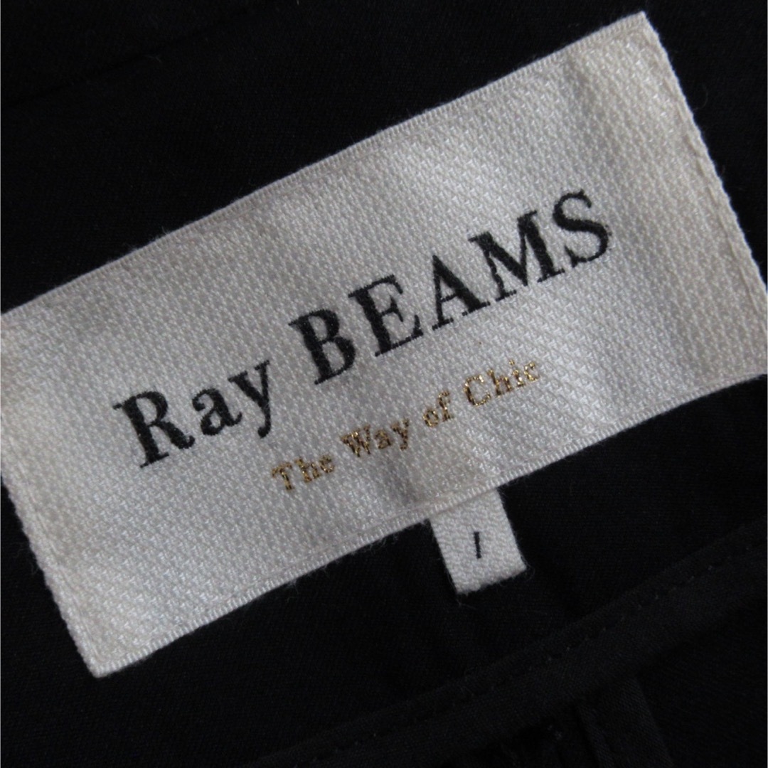 Ray BEAMS(レイビームス)のRay BEAMS ベルテッド チェスター コート アウター ジャケット 1 黒 レディースのジャケット/アウター(チェスターコート)の商品写真