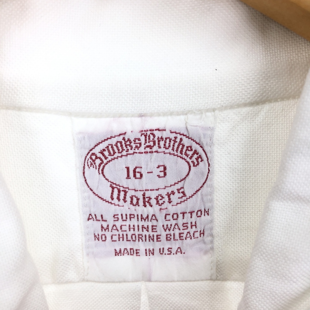Brooks Brothers(ブルックスブラザース)の古着 90年代 ブルックスブラザーズ Brooks Brothers MAKERS 長袖 ボタンダウンシャツ USA製 メンズL ヴィンテージ /eaa425256 メンズのトップス(シャツ)の商品写真
