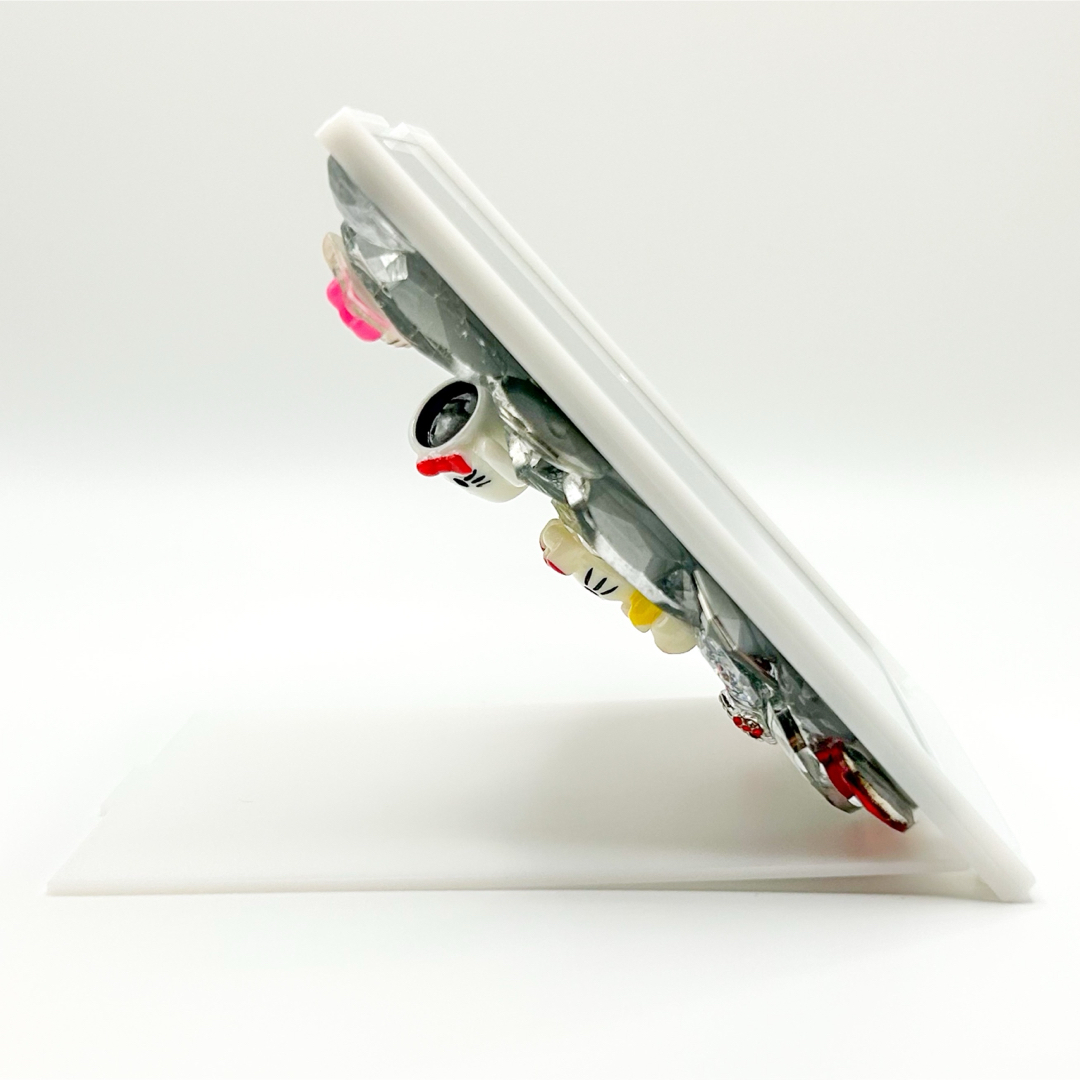 サンリオ(サンリオ)のゆくたのデコ電 デコミラー デコ折りたたみミラー キティ レディースのファッション小物(ミラー)の商品写真
