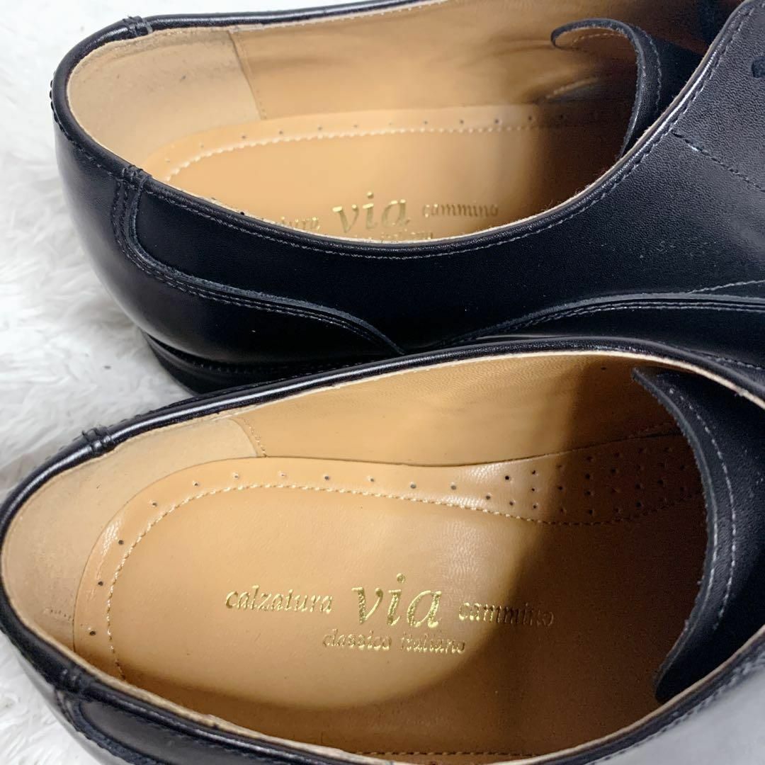 madras(マドラス)のvia cammino マドラス　ビジネス 本革 ストレートチップ　25cm メンズの靴/シューズ(ドレス/ビジネス)の商品写真