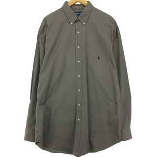 ラルフローレン(Ralph Lauren)の古着 ラルフローレン Ralph Lauren 長袖 ボタンダウンシャツ メンズXL /eaa425244(シャツ)