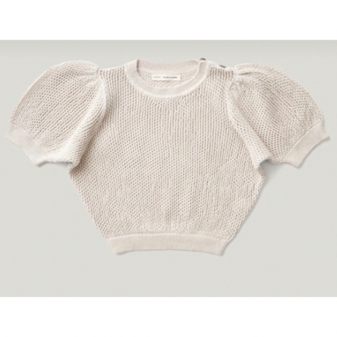 Caramel baby&child (キャラメルベビー&チャイルド)のsoor ploom Mimi Knit Top Milk  6y キッズ/ベビー/マタニティのキッズ服女の子用(90cm~)(ニット)の商品写真