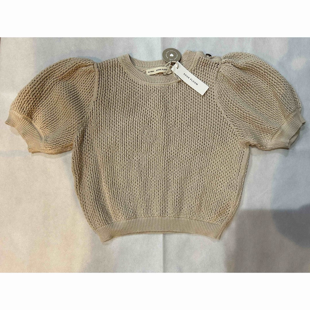 Caramel baby&child (キャラメルベビー&チャイルド)のsoor ploom Mimi Knit Top Milk  6y キッズ/ベビー/マタニティのキッズ服女の子用(90cm~)(ニット)の商品写真