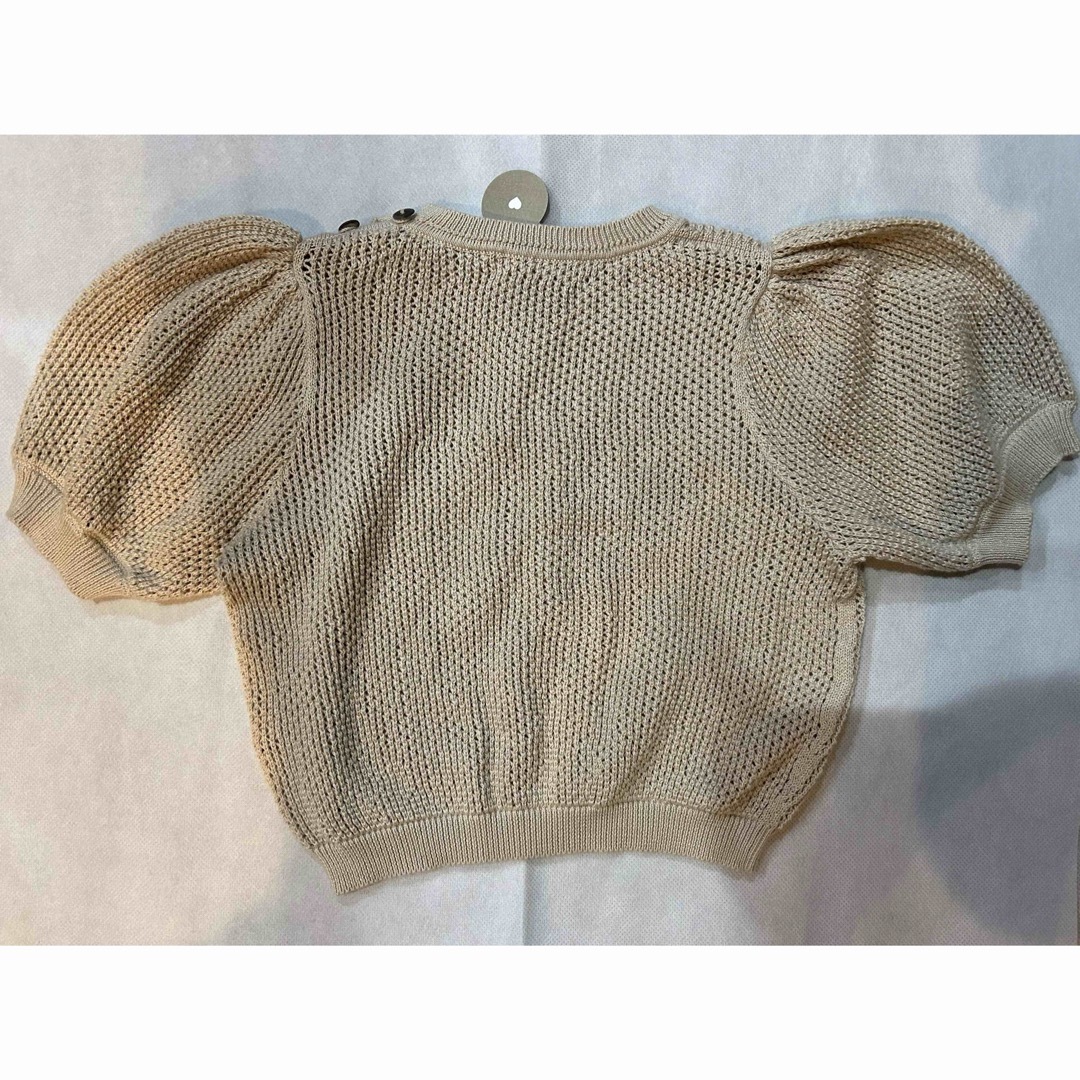 Caramel baby&child (キャラメルベビー&チャイルド)のsoor ploom Mimi Knit Top Milk  6y キッズ/ベビー/マタニティのキッズ服女の子用(90cm~)(ニット)の商品写真