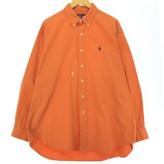 ラルフローレン(Ralph Lauren)の古着 ラルフローレン Ralph Lauren BLAKE 長袖 ボタンダウンシャツ メンズXL /eaa425250(シャツ)