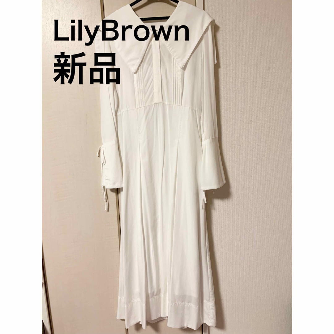 新品❗️即日発送❗️ビッグカラーワンピース LilyBrown リリーブラウン