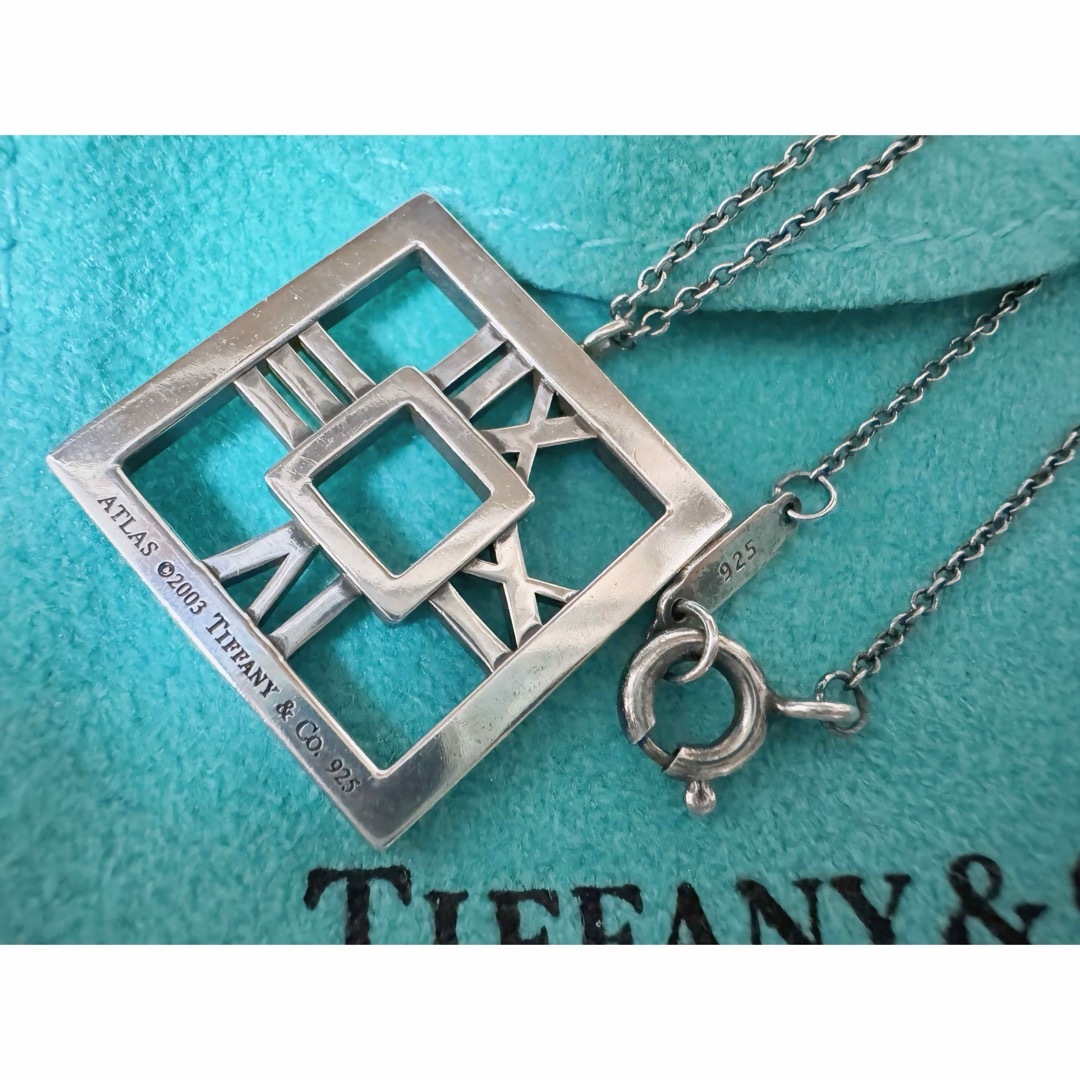 Tiffany & Co.(ティファニー)のTIFFANY&Co ティファニー　スクエアネックレス　シルバー　Ag925 レディースのアクセサリー(ネックレス)の商品写真