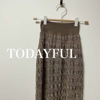 TODAYFUL - 【新品未使用】TODAYFUL ジャガードリーフペンシルスカート 