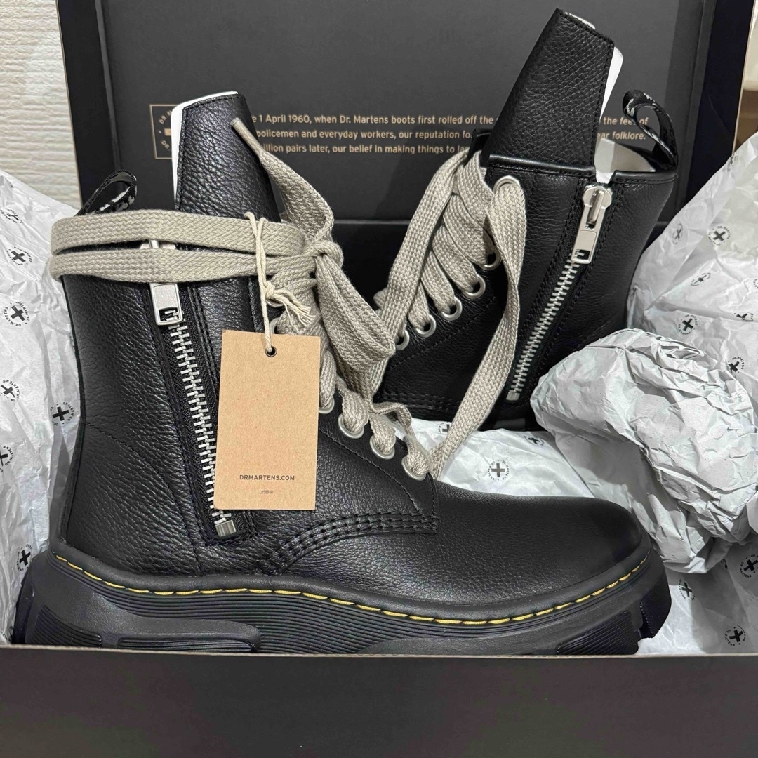 Rick Owens(リックオウエンス)の28.5 Rick Owens Dr. Martens 1460 DMXL 本物 メンズの靴/シューズ(ブーツ)の商品写真