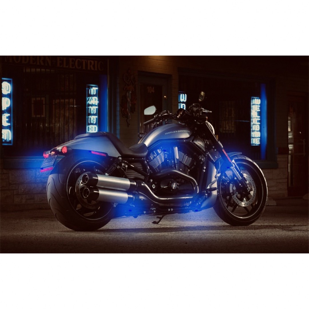 Harley Davidson(ハーレーダビッドソン)のハーレー ダビッドソン エレクトラグロー LEDライト エクスパンション キット 自動車/バイクのバイク(パーツ)の商品写真