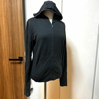 【古着】patagonia(パタゴニア)ジップアップ パーカー 長袖 黒 M