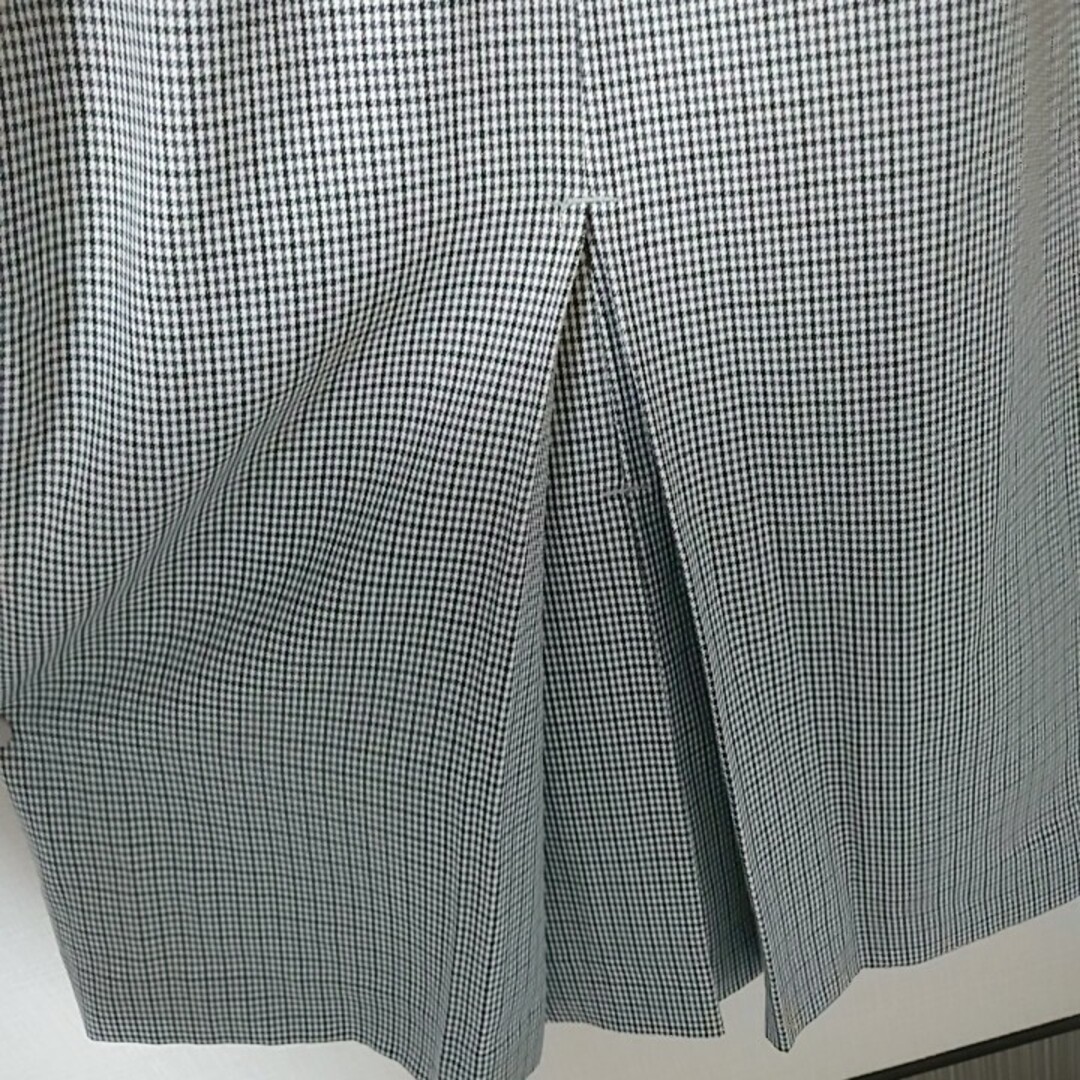 ViS(ヴィス)のVis タグ付き千鳥格子柄タイトスカート レディースのスカート(ひざ丈スカート)の商品写真