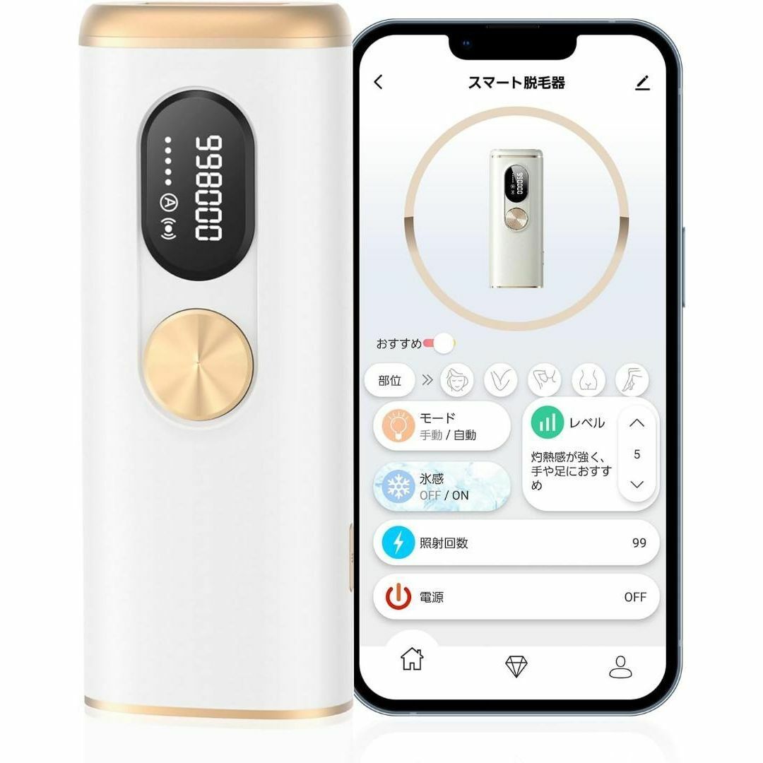 早い者勝ち！！スマート脱毛器 メンズ 髭 レディース VIO 全身対応