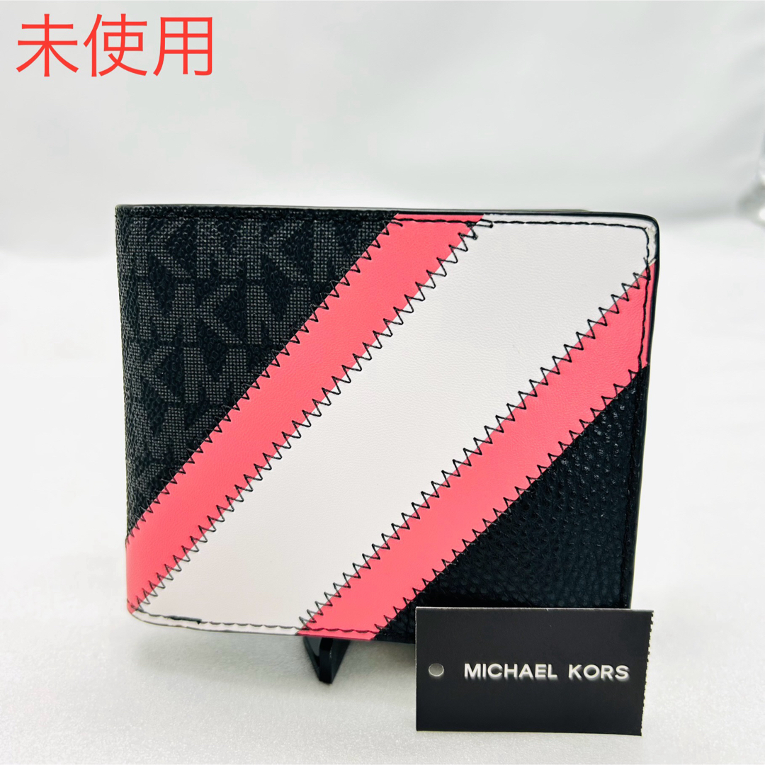 Michael Kors(マイケルコース)の未使用　MICHAL KORS マイケルコース COOPER 折り財布　MK柄 メンズのファッション小物(折り財布)の商品写真