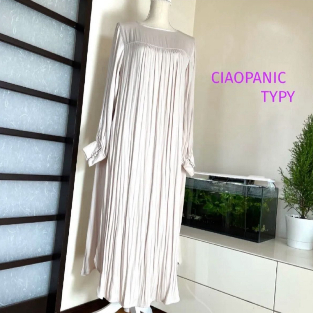 CIAOPANIC TYPY(チャオパニックティピー)のCIAOPANIC TYPY☆トロミ素材☆ロングワンピース☆ レディースのワンピース(ロングワンピース/マキシワンピース)の商品写真