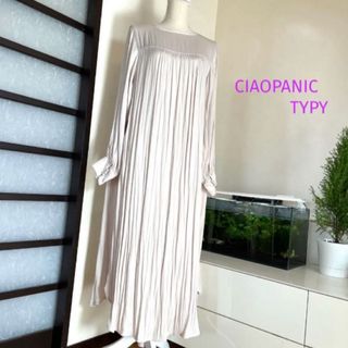 チャオパニックティピー(CIAOPANIC TYPY)のCIAOPANIC TYPY☆トロミ素材☆ロングワンピース☆(ロングワンピース/マキシワンピース)