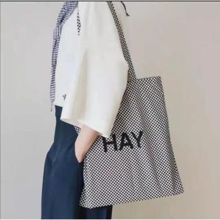 hay チェック(トートバッグ)