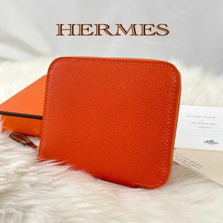 エルメス(Hermes)のエルメス　アザップ　コンパクト　シルクイン　コインケース　財布　X刻印　457(財布)
