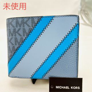 未使用　MICHAL KORS マイケルコース COOPER 折り財布　MK柄