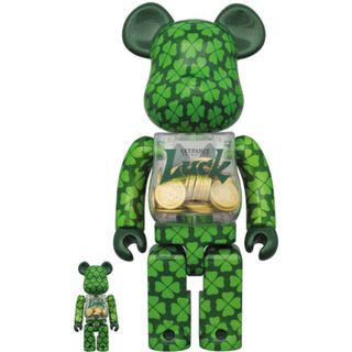 メディコムトイ(MEDICOM TOY)の新品 BE@RBRICK LUCK 100％ & 400％ ベアブリック　ラック(アメコミ)