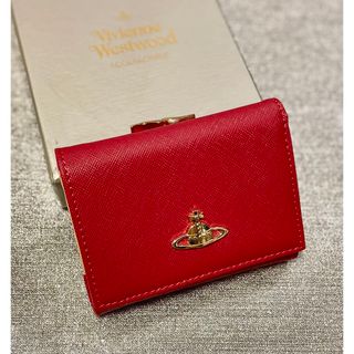 ヴィヴィアンウエストウッド(Vivienne Westwood)のVivienne Westwood  折り財布　ミニ　コンパクト　ピンク　未使用(財布)