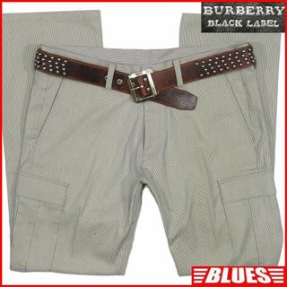 BURBERRY BLACK LABEL - 廃盤 バーバリーブラックレーベル カーゴパンツ ノバチェック 白 TY3031