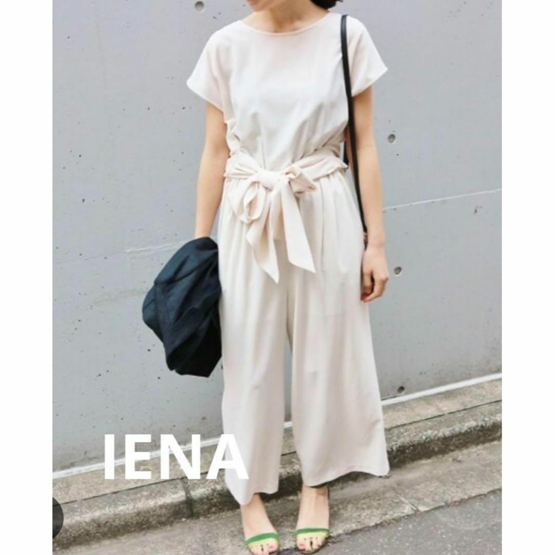 IENA(イエナ)の【極美品】IENA リボンジョーゼットオールインワン レディースのワンピース(その他)の商品写真