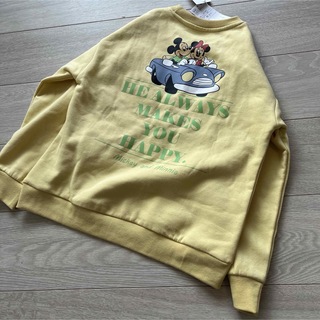 ディズニー(Disney)の新品タグ付　裏起毛　140 トレーナー(Tシャツ/カットソー)
