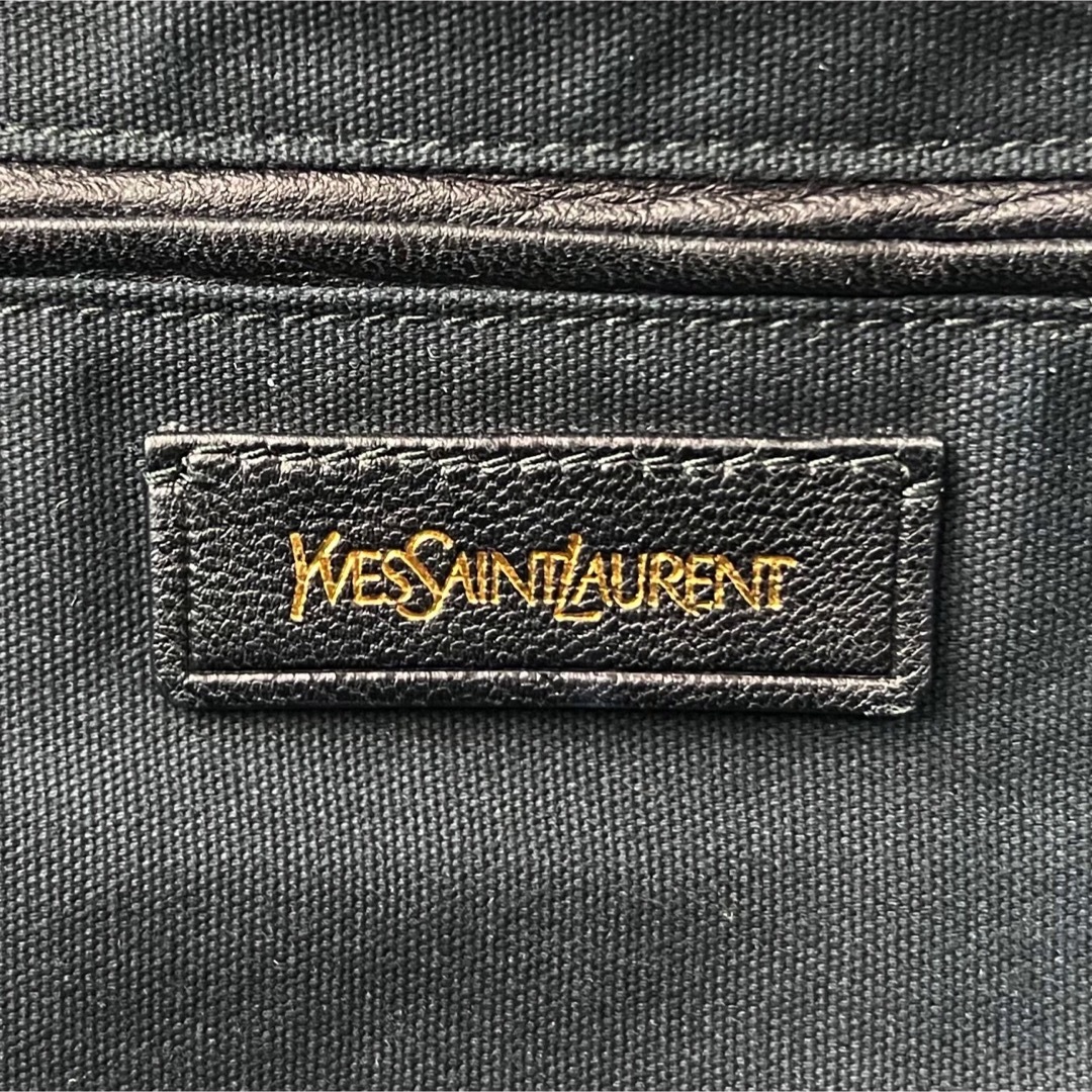 Yves Saint Laurent(イヴサンローラン)の人気♡デカロゴ♡オールレザー♡イヴ･サンローラン レザー ボストンバッグ レディースのバッグ(ボストンバッグ)の商品写真